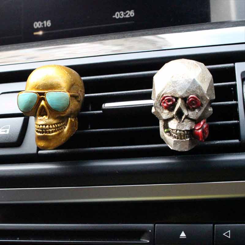 Car Air Vents Skull Aromatherapy Set Car Interior Supply