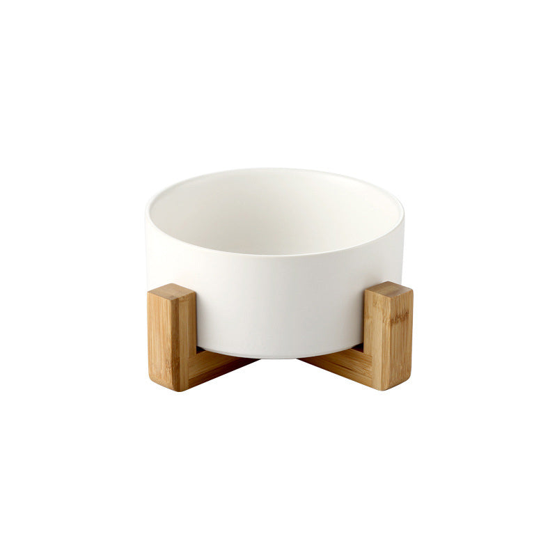 Elevated Dog Bowls Ceramic Raised Pet Feeder With Stand