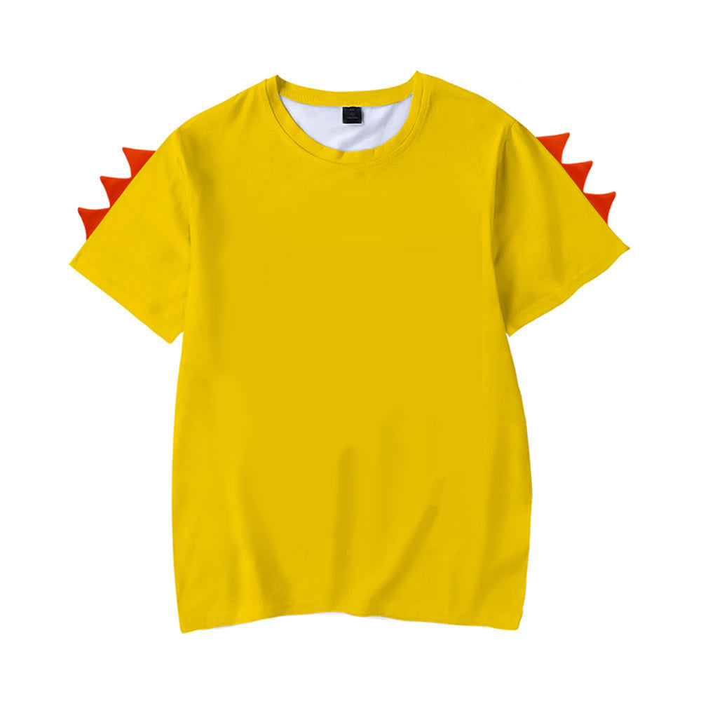 Custom Kids Dinosaurs Thorns T-shirt Personalized Children's T-shirt