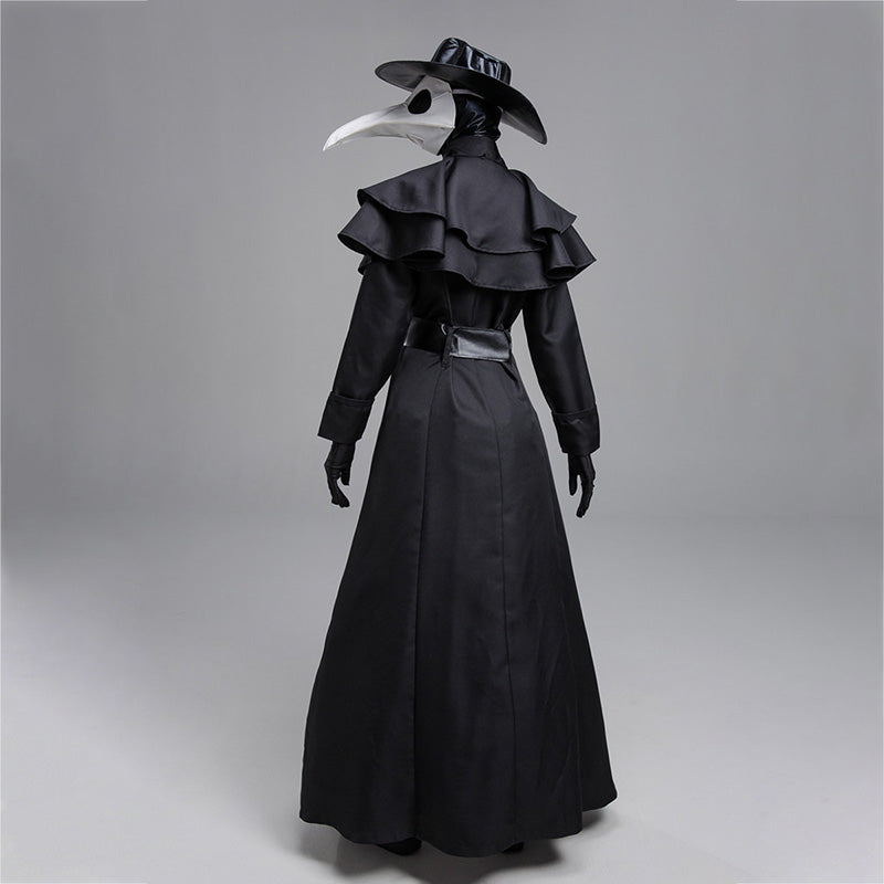 Plague Doctor Cosplay Classic Black Plague Outfit Costume