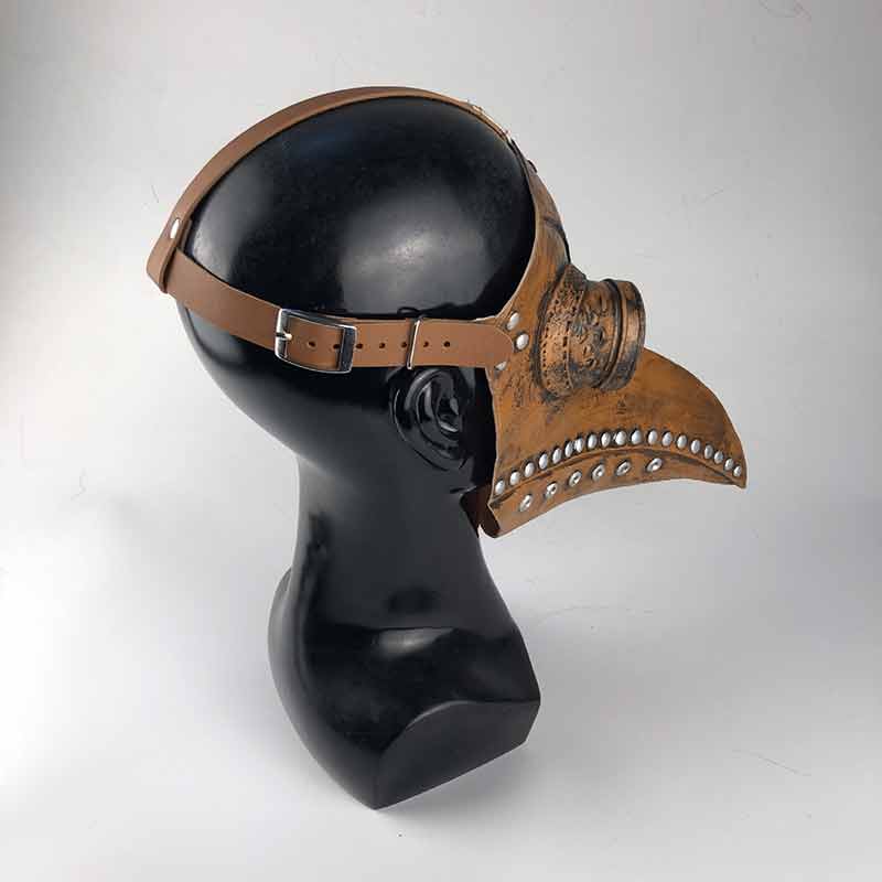 Plague Doctor Raven Beak Mask Halloween Steam Mask