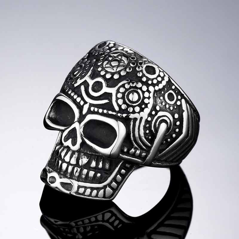 Raven Skull and Crossbones Ring Designs Sunflower Ring