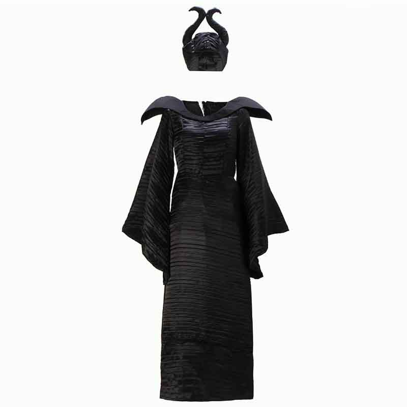 Witch Costumes Maleficent Christening Black Gown Costume