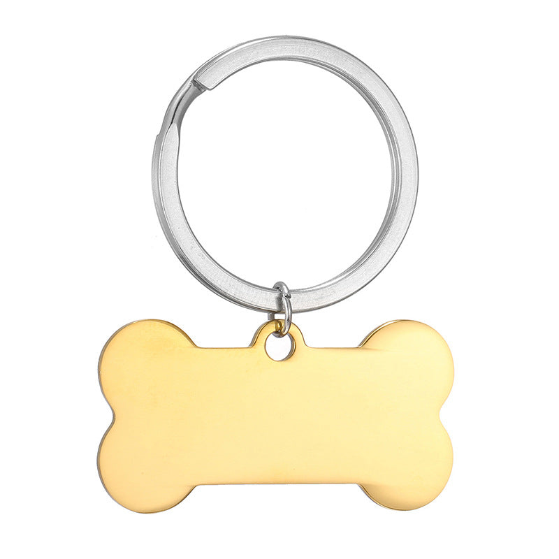 Custom Photo Keychain Bone Shaped Personalized Charm Pet Tag