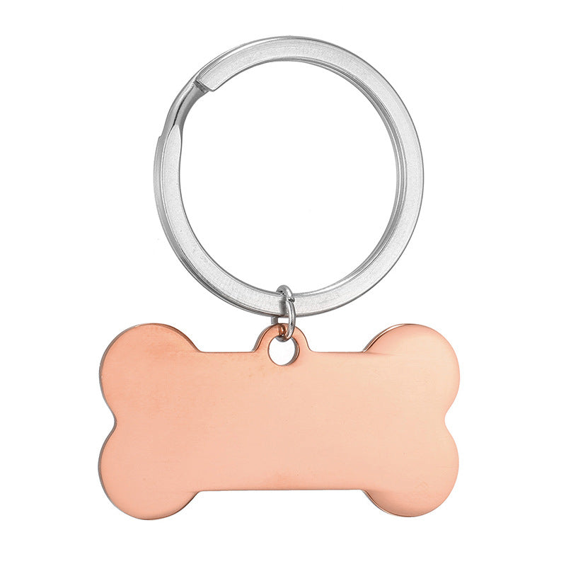 Custom Photo Keychain Bone Shaped Personalized Charm Pet Tag