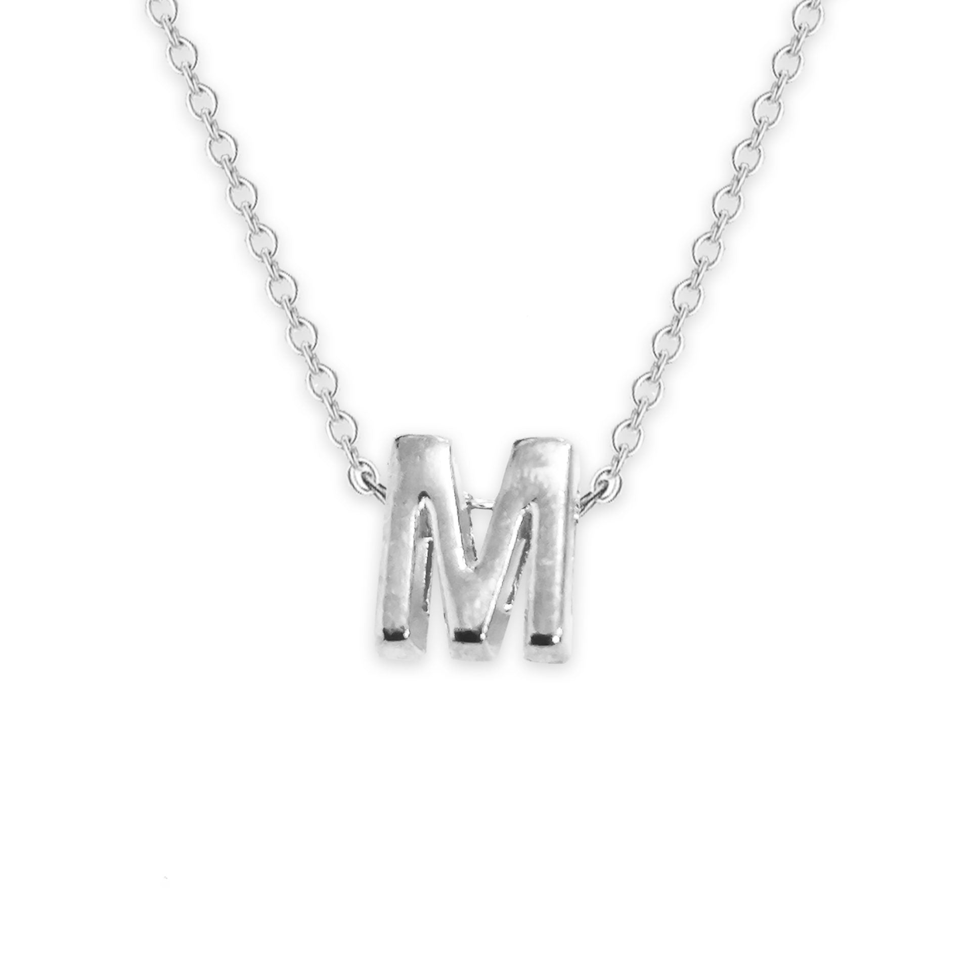 M Necklace Letter Necklace Gold Custom Initial Necklace