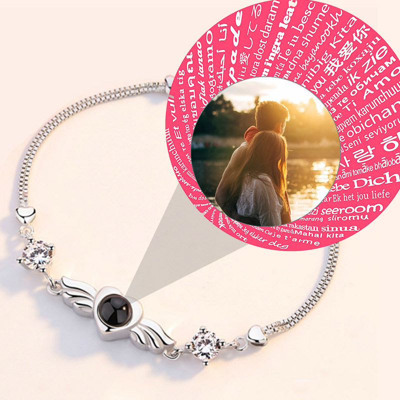 Personalized Photo projection bracelet Custom S925 Bracelet