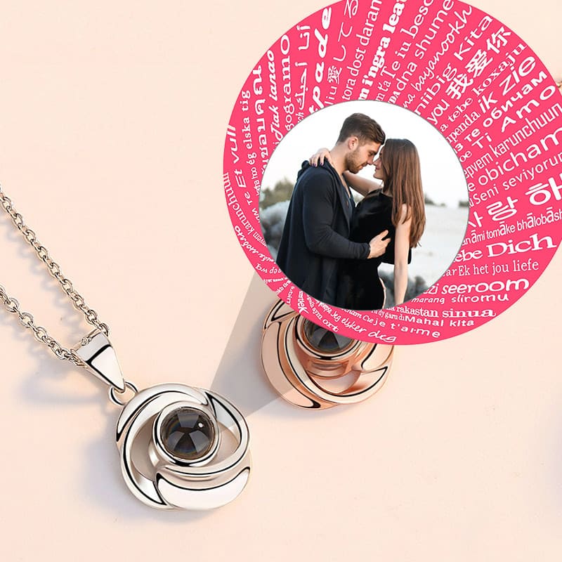 Personalized Custom Photo Projection Necklaces | Projection Necklace  Picture - Photo - Aliexpress