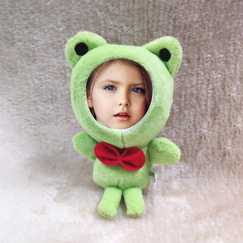 Custom Cartoon Giraffe Frog Doll Photo Frame Personalized Face Doll Charm