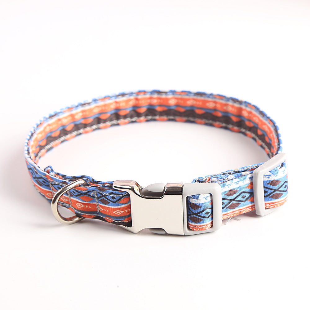 Multicolor Custom Pet Collar with Name Personalized Dog Collar
