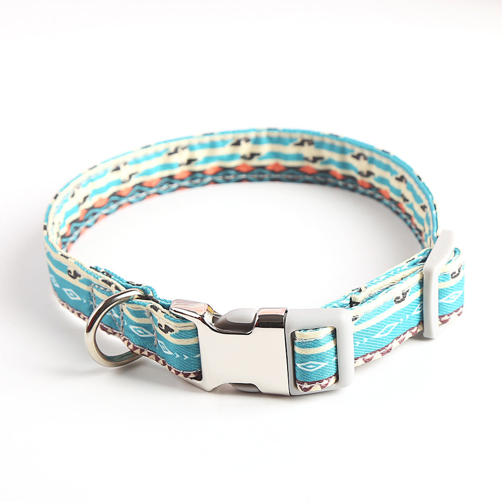 Multicolor Custom Pet Collar with Name Personalized Dog Collar