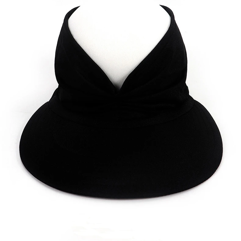 Summer Sun Hat Elastic Hollow Cap Oversized Brim Sun Hat UV Protection