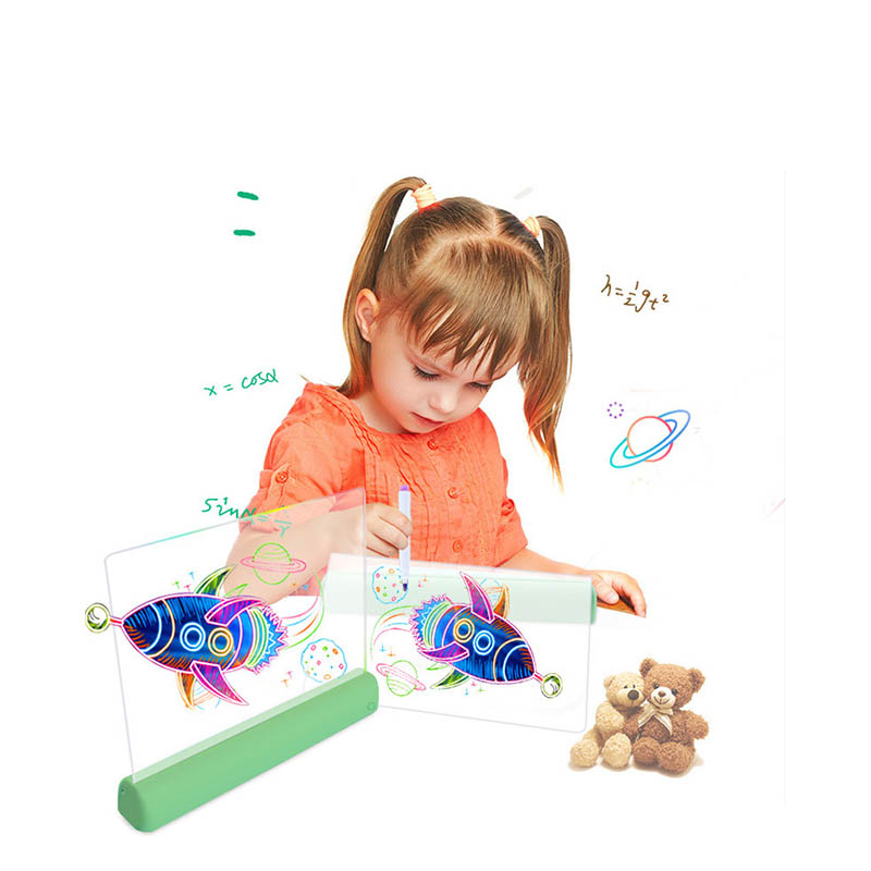 3D Luminous Drawing Board LED Fluorescent Graffiti Board