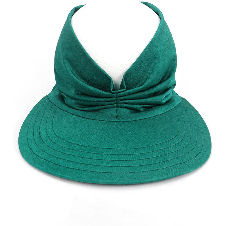 Summer Sun Hat Elastic Hollow Cap Oversized Brim Sun Hat UV Protection