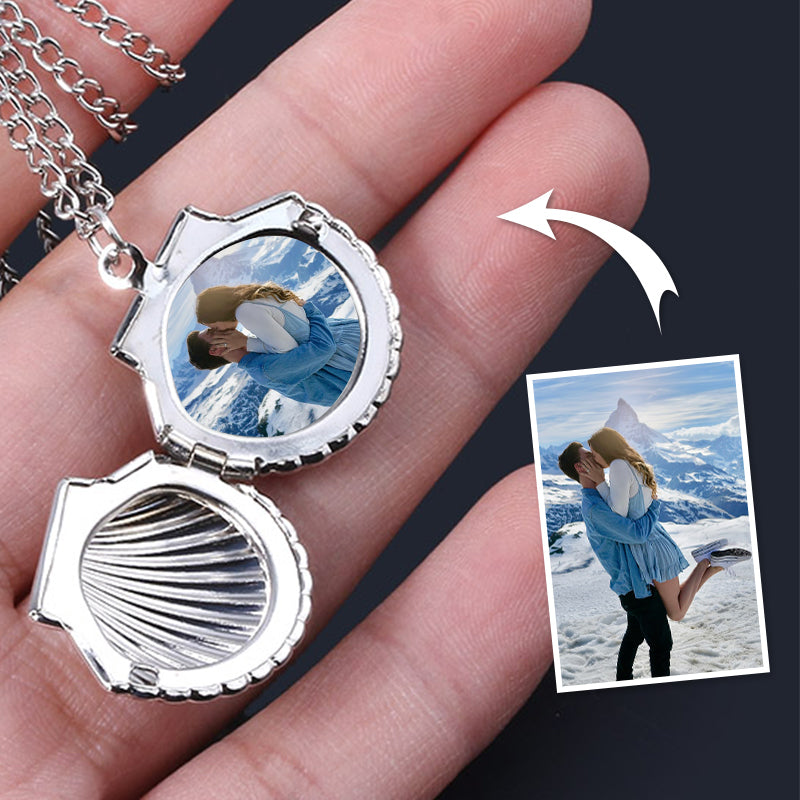 Custom Photo Locket Pendant Personalized Photo Necklace
