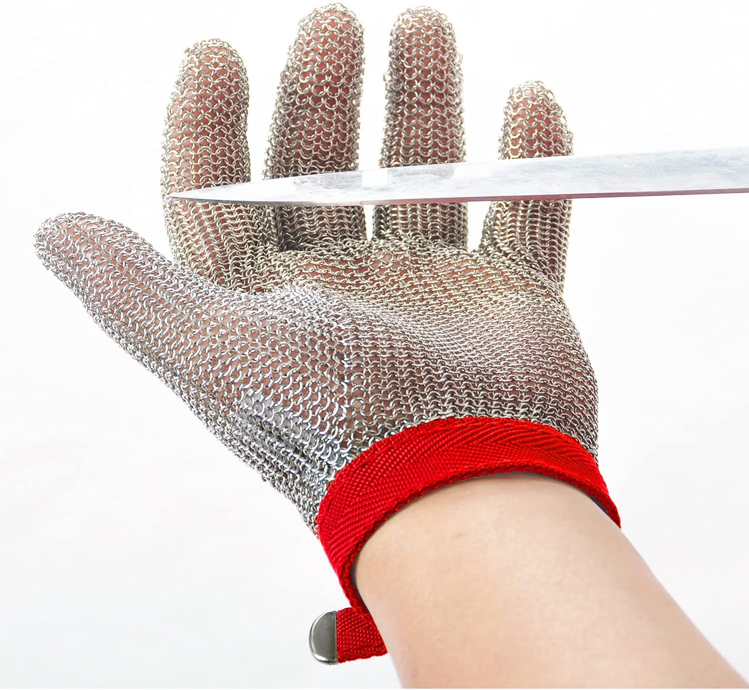 stainless steel chain mail glove