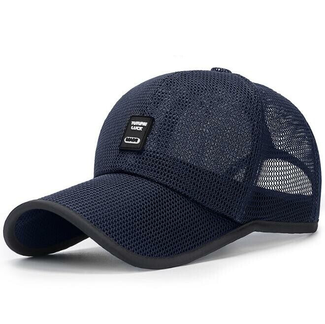 Black Edge Baseball Cap Mesh Breathable Hat