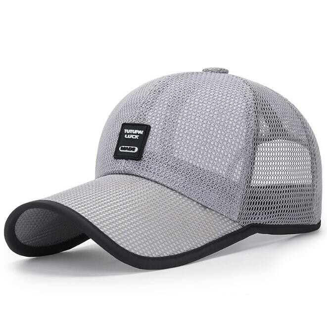 Black Edge Baseball Cap Mesh Breathable Hat