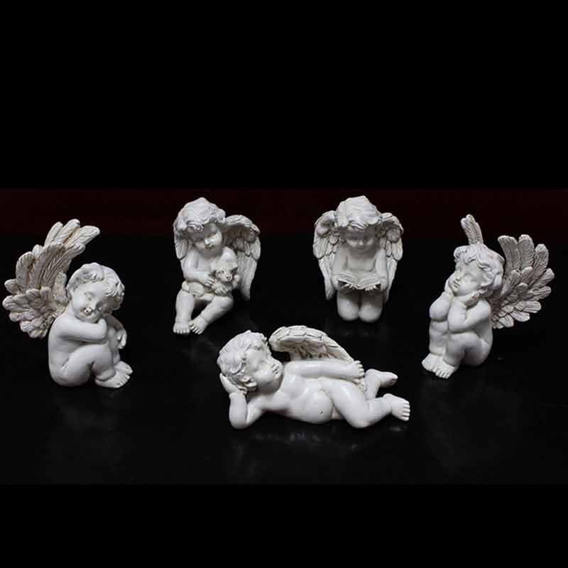 Angel Garden Statue Five-piece Cupid Flower Pot Decoration