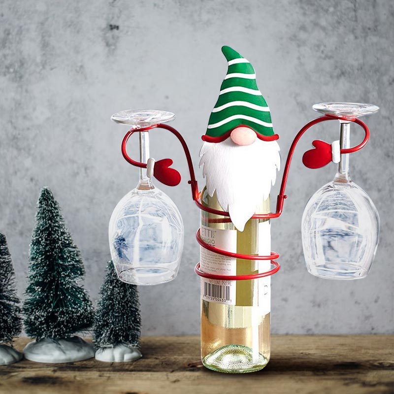 Bottle Holder Christmas Santa & Snowman Wine Bottle Holder