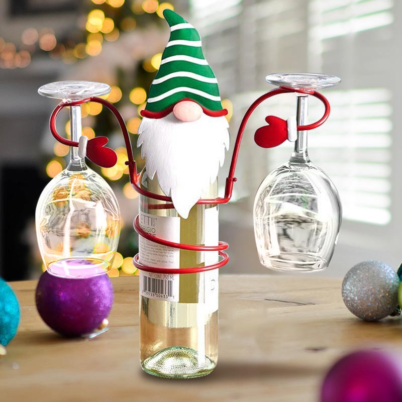 Bottle Holder Christmas Santa & Snowman Wine Bottle Holder