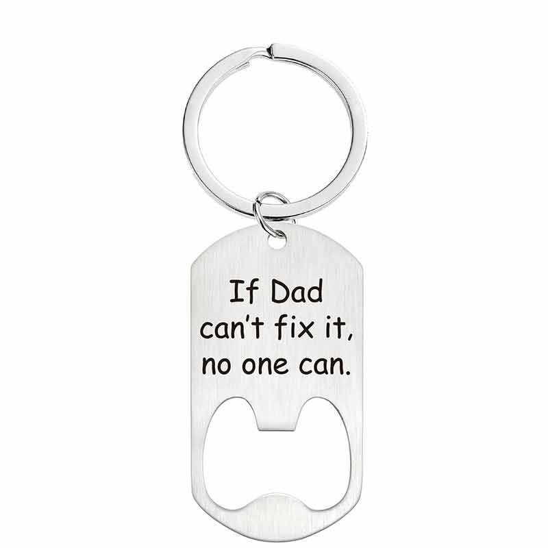 Bottle Opener Keychain Custom Letters Bartender Keychain