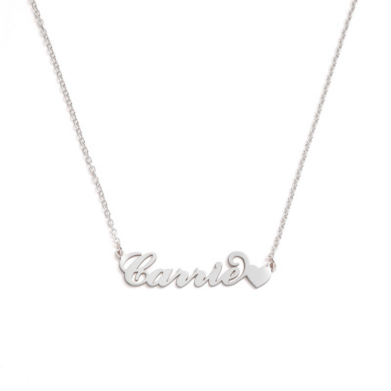 Carrie Style Name Necklace Custom Classic Name Necklace