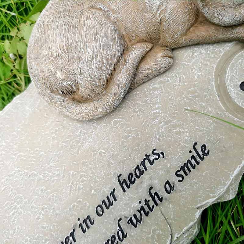 Cat Memorial Stone Tombstone Marking Paw Print Crafts