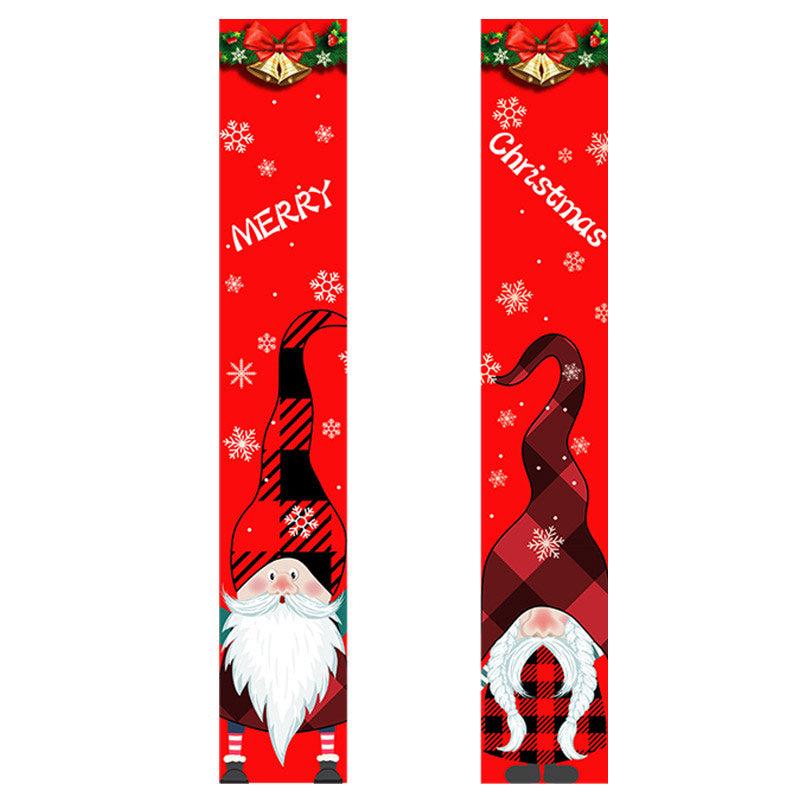 Christmas Banner For Front Door Merry Xmas Porch Banner