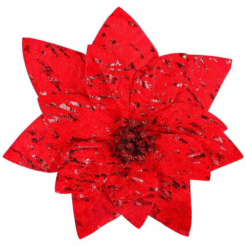 Christmas Poinsettia Flower Artificial Christmas Decor