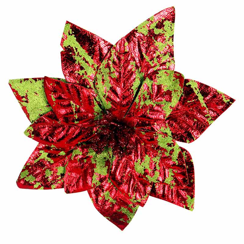 Christmas Poinsettia Flower Artificial Christmas Decor