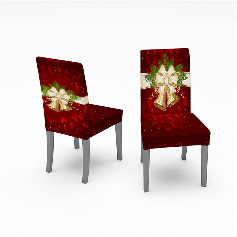 Christmas Tablecloths Santa Claus Chair Cover Decor