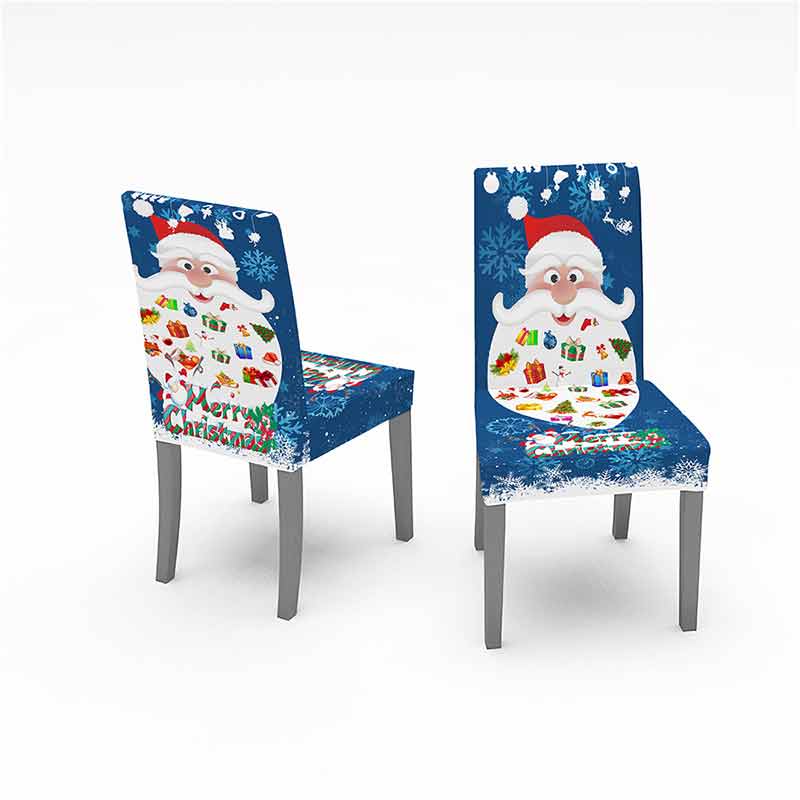 Christmas Tablecloths Santa Claus Chair Cover Decor