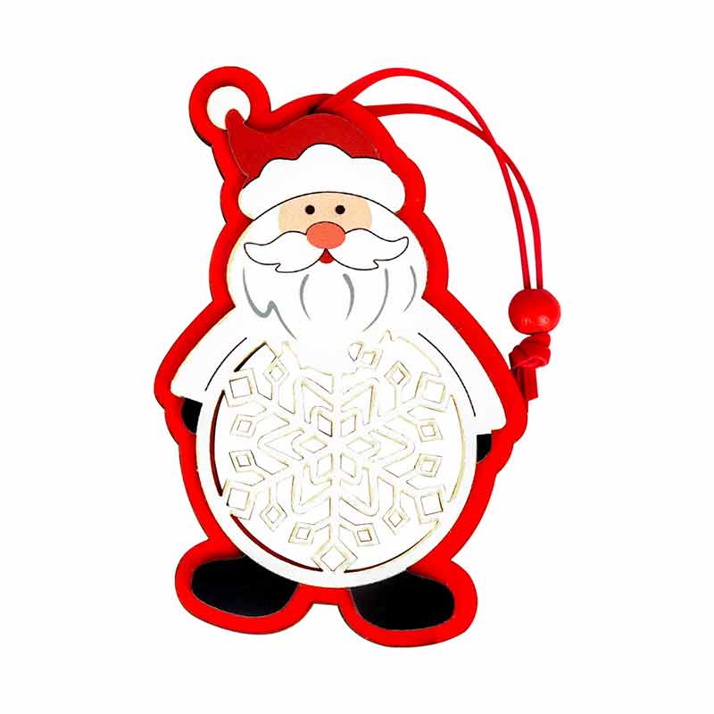 Christmas Tree Decor Charm Carving Ornament Hangers