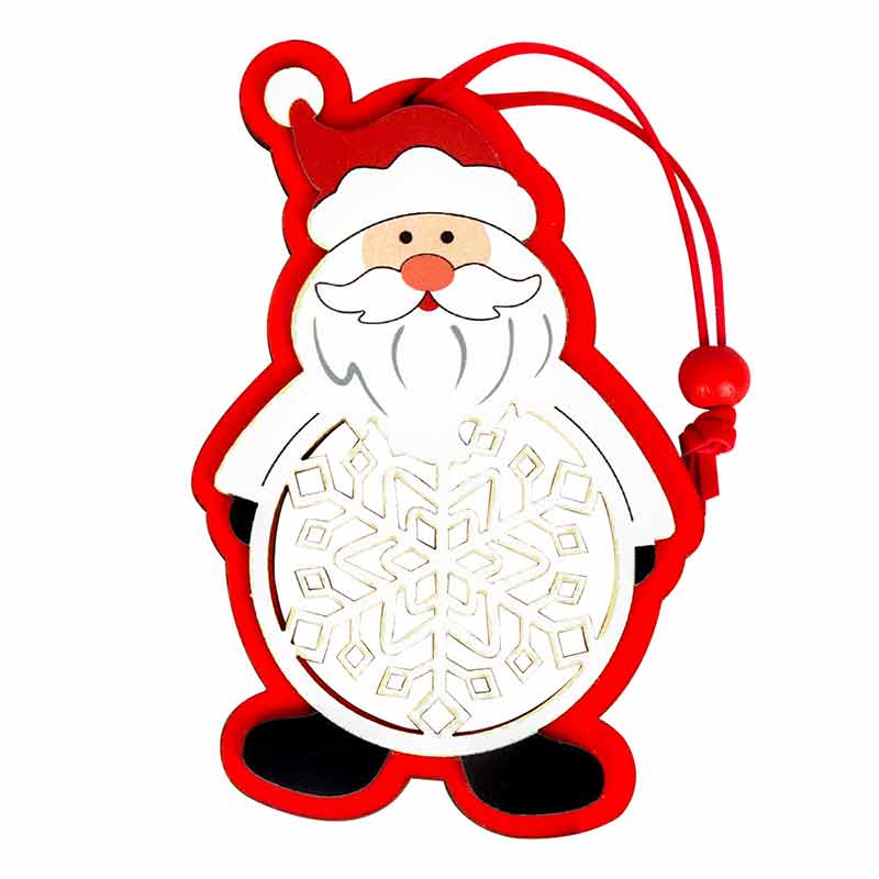 Christmas Tree Decor Charm Carving Ornament Hangers