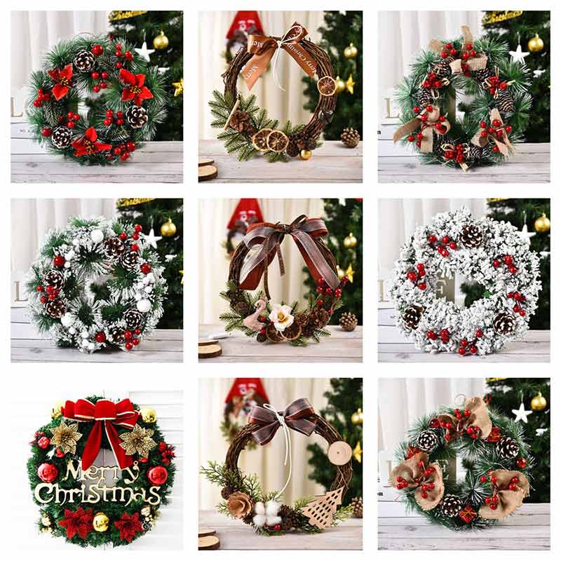 Christmas Wreath Door Hanging Luxury Christmas Garland