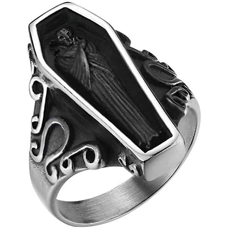 Coffin Rings Mummy Zombie Ancient Egypt Drip Rubber Rings