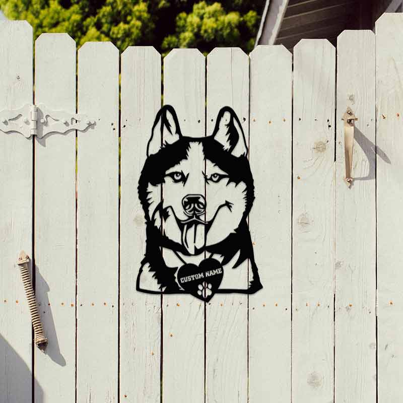 Custom Dog Portraits Siberian Husky Pet Name Portrait