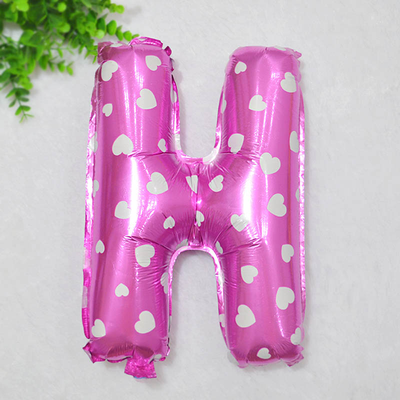 Custom Letter Balloon Create Your Phrase Balloons 16" Pink