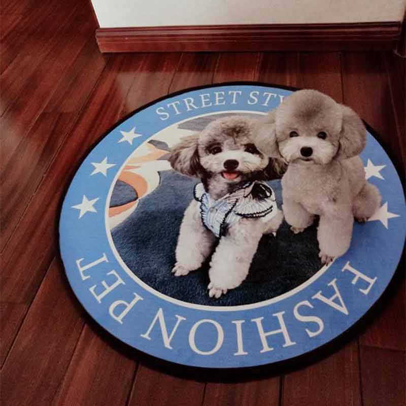 Custom Photo Dog Pad Washable Dog Bed Mat Personalized Pet Mattress