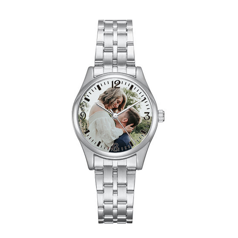 Custom Photo Wristwatch Couple Watch Personalized Quartz Watch for Men & Women-04