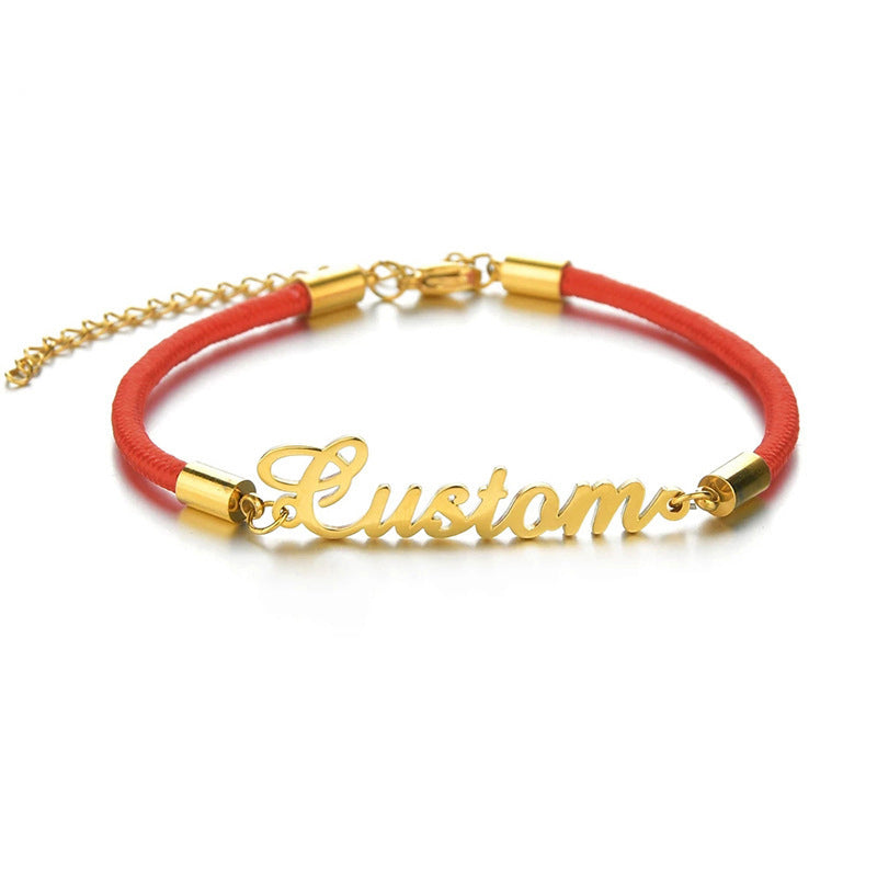 Custom Name Bracelets for Women Hand-woven Bracelet