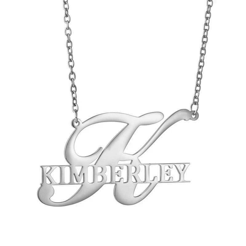 Customized Initials Capital Necklace Personalized Name Pendant Necklace