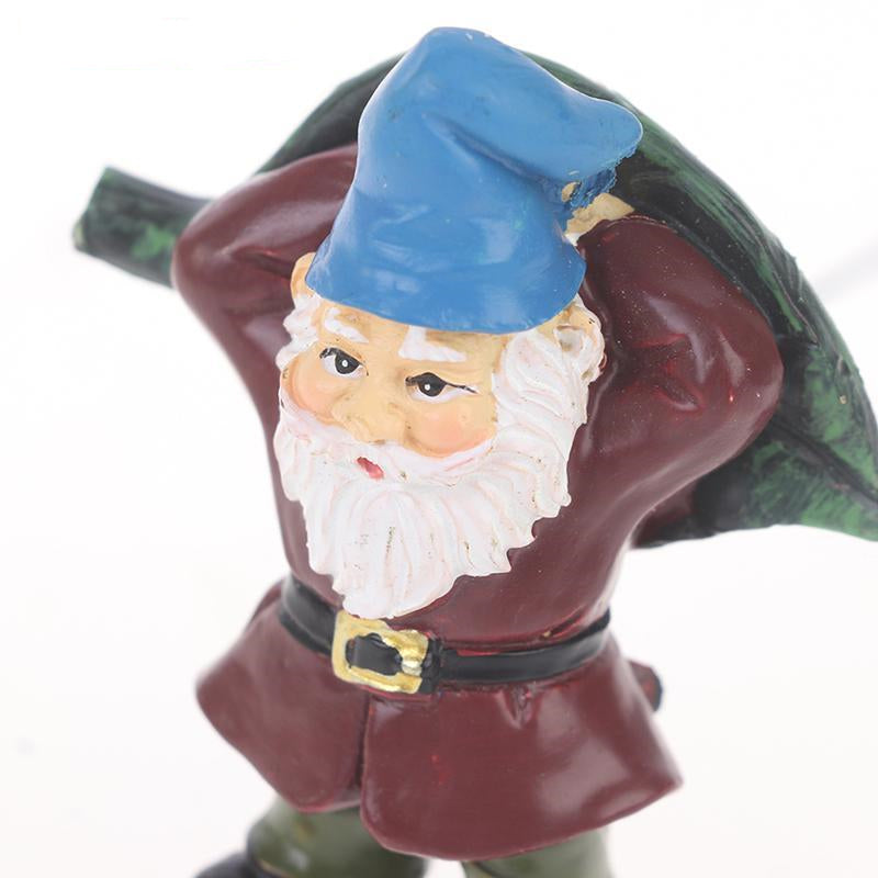 Cute Gnome Set Of 5 Garden Lying Elf Pot Decoration Art