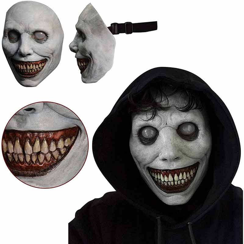 Devil Cosplay Creepy Smiling Biochemical Zombie Masks