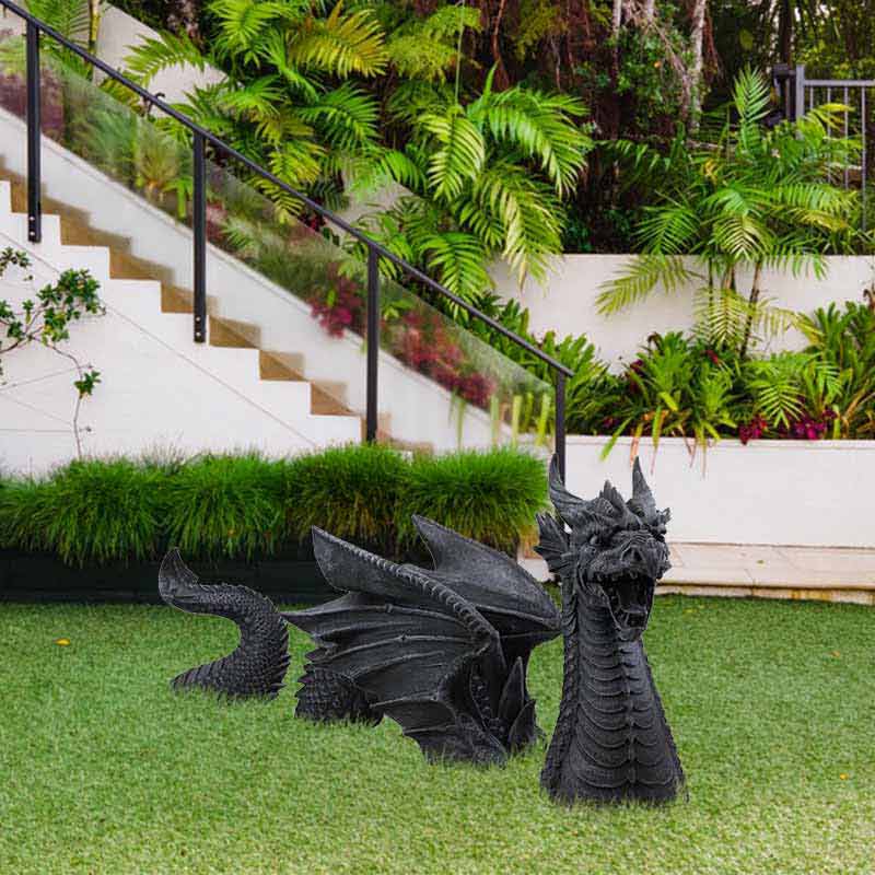 Dragon Garden Ornaments Lawn Dragon Landscaping Statue