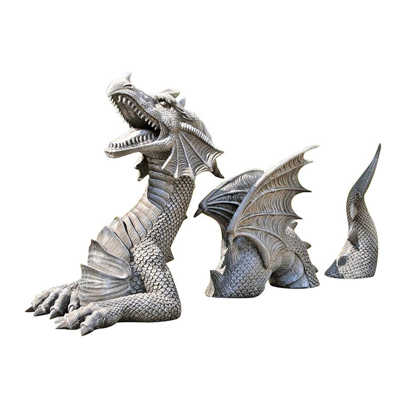 Dragon Garden Ornaments Lawn Dragon Landscaping Statue