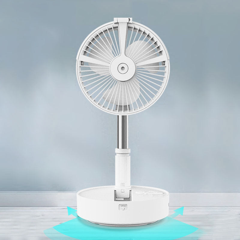 Folding Fan Portable Retractable Table & Floor Spray Fan