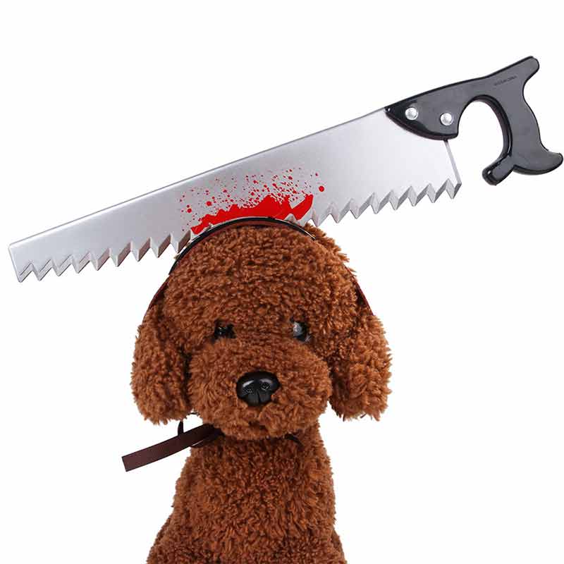 Halloween Pet Costume Axe Cap Tricky Props Accessories