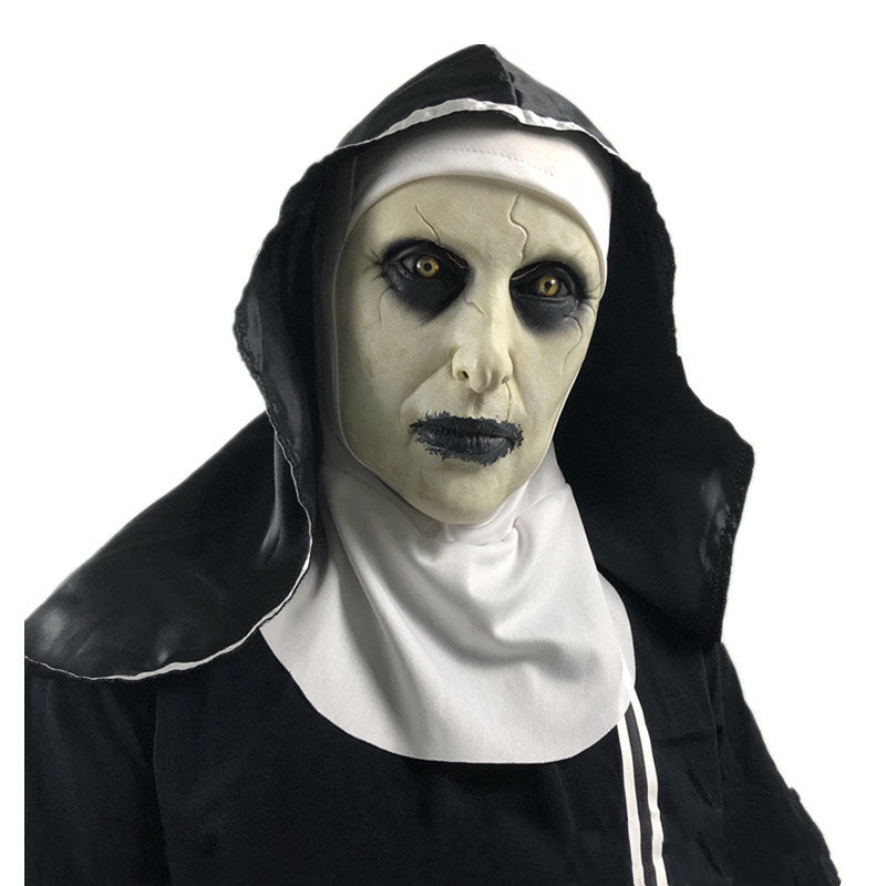 Horror Headscarf The Nun Gothic Mask Scary Party Props